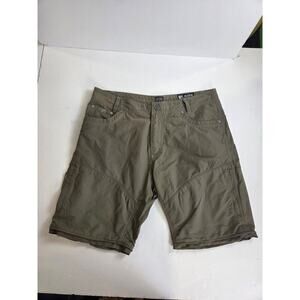 Kuhl Liberator Convertible Stealth Zip Off Pants Mens 36 Olive No Zip Bottom